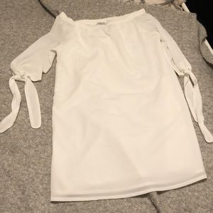 Off the shoulder dress